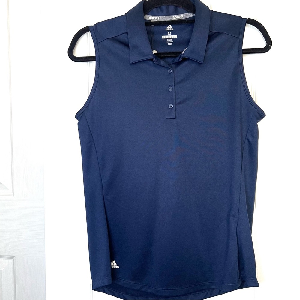NWT- ADIDAS Golf Women's Advantage Sleeveless Polo Tank Size Medium
